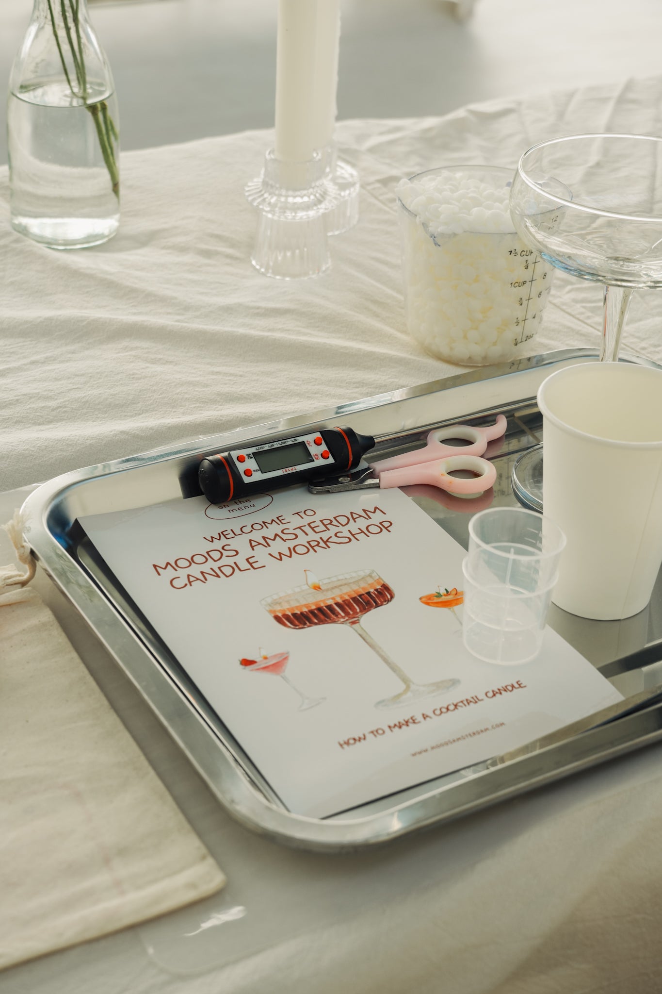 COCKTAIL CANDLE WORKSHOP + COCKTAIL/ MOCKTAIL INCLUDED - 3 spots left