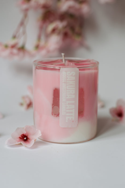 SAKURA LATTE CANDLE