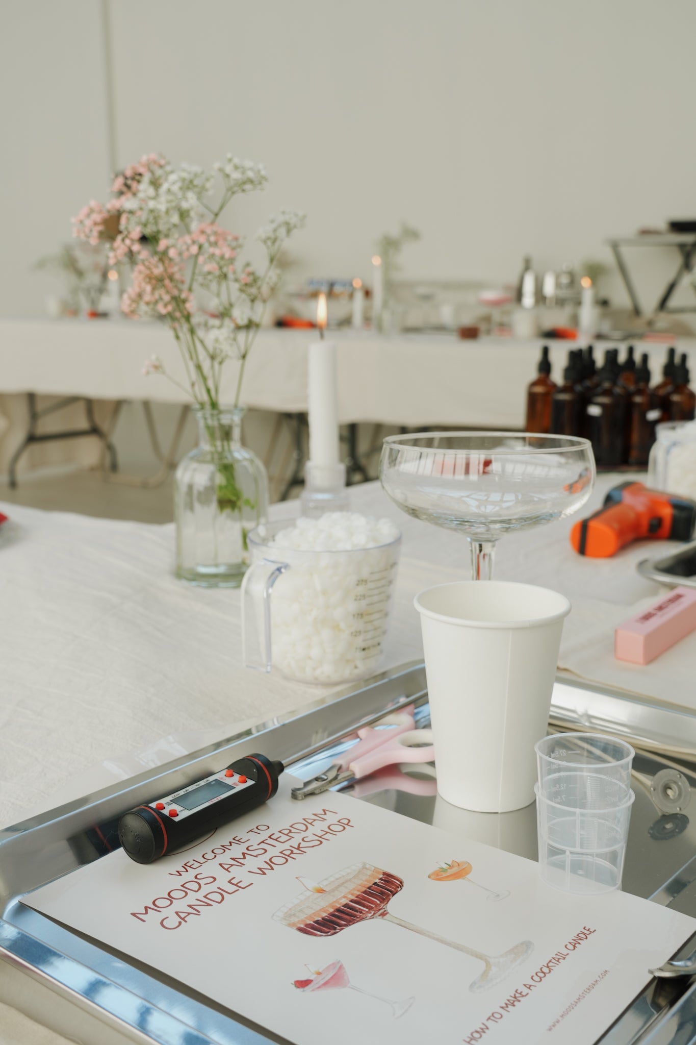 COCKTAIL CANDLE WORKSHOP + COCKTAIL/ MOCKTAIL INCLUDED - 3 spots left