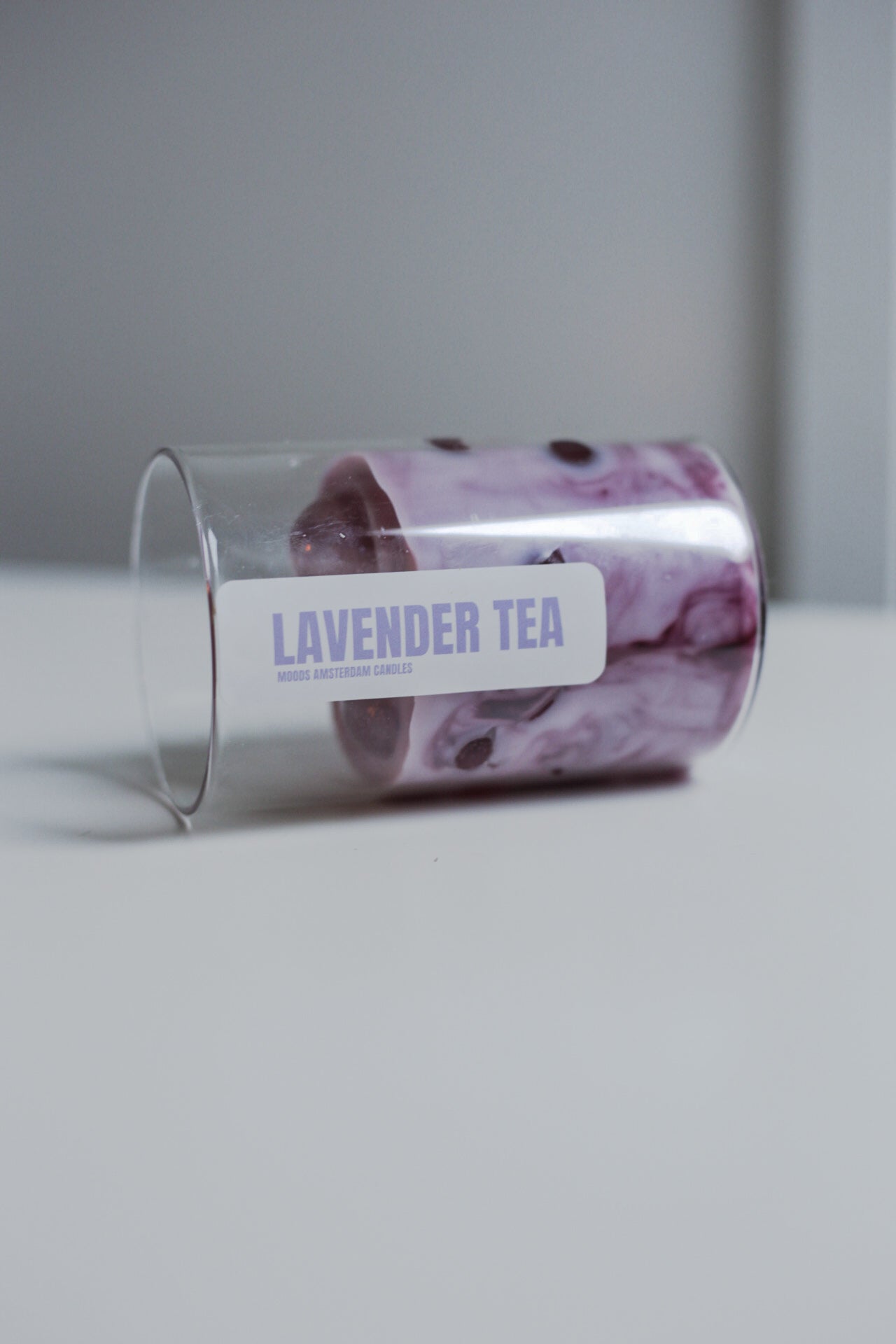 LAVENDER BUBBLE TEA CANDLE