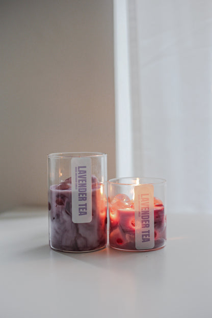 LAVENDER BUBBLE TEA CANDLE