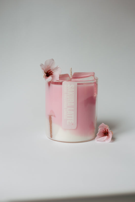 SAKURA LATTE CANDLE