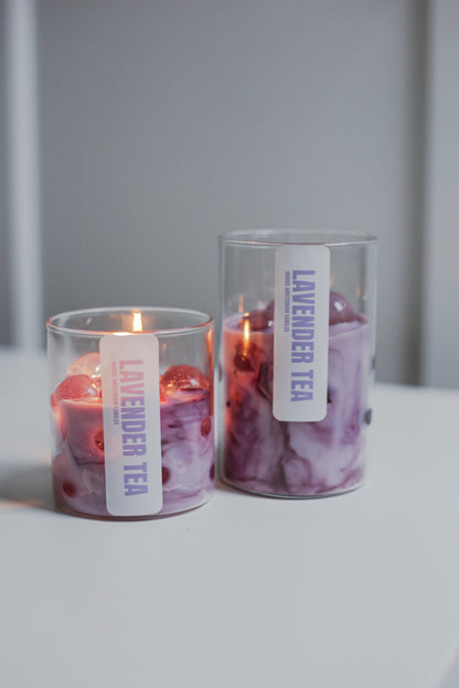 LAVENDER BUBBLE TEA CANDLE